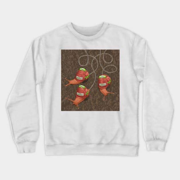 Snail Emergency Crewneck Sweatshirt by John Holcroft